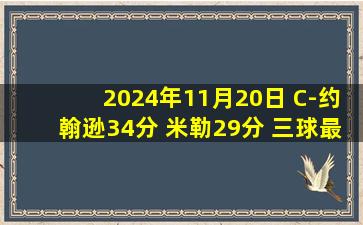 2024年11月20日 C-约翰逊34分 米勒29分 三球最后时刻遭弃用 篮网险胜黄蜂